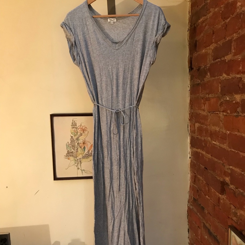 Splendid grey maxi “t-shirt” dress, sz XS